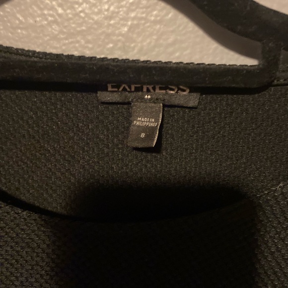 Express Mini Black Dress- 8 - Picture 2 of 4